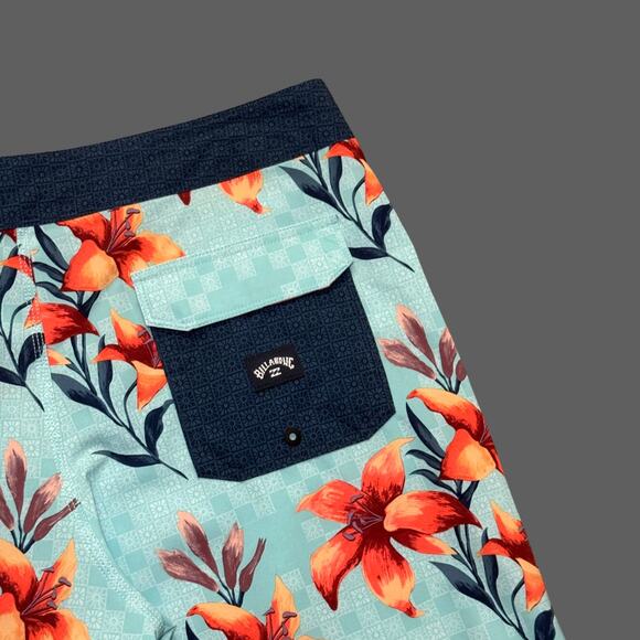 Billabong Sundays Pro 19" Boardshorts Coastal Blue NWT Size 38 - Picture 8 of 8